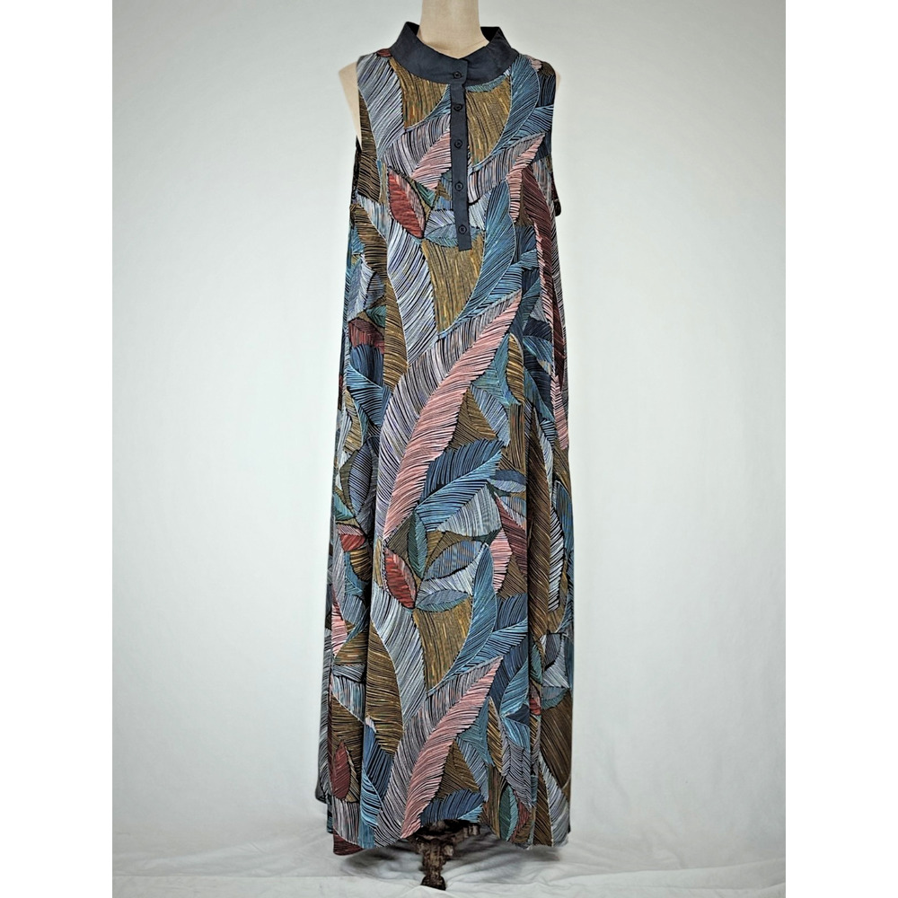 NOUNKE Multi-Colored Sleeveless Dress XL BOUTIQUE #0089